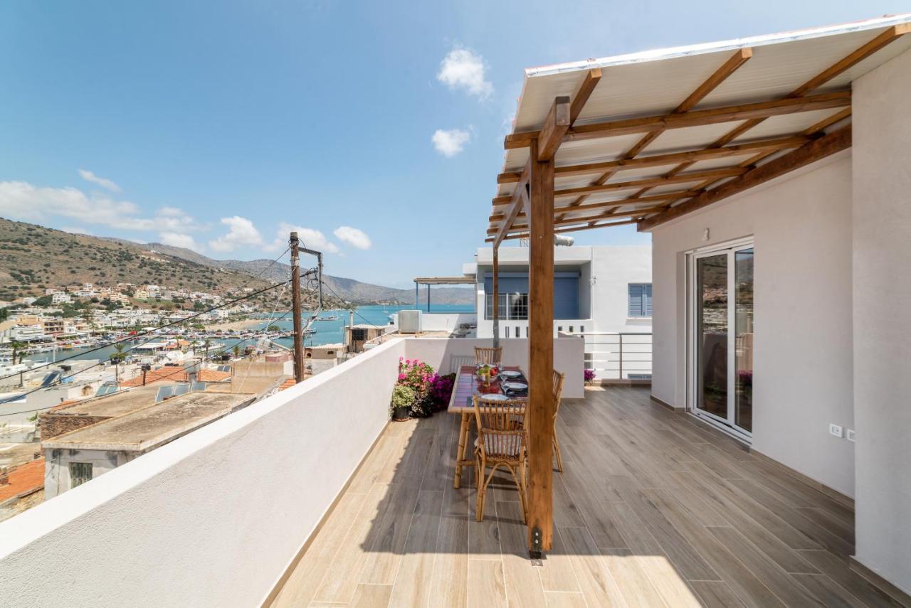 E.Berdufi Apartament Sea View Elounda Eksteriør bilde