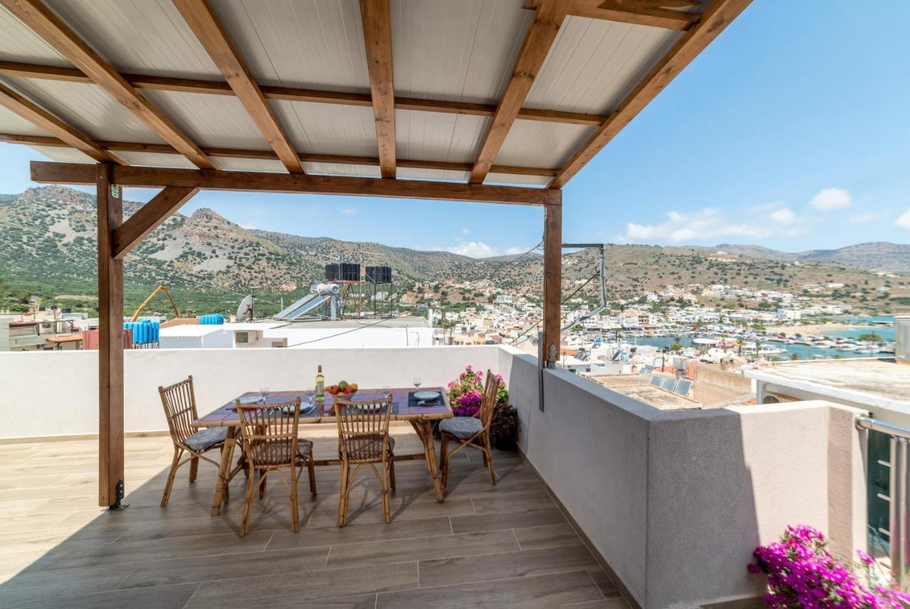 E.Berdufi Apartament Sea View Elounda Eksteriør bilde