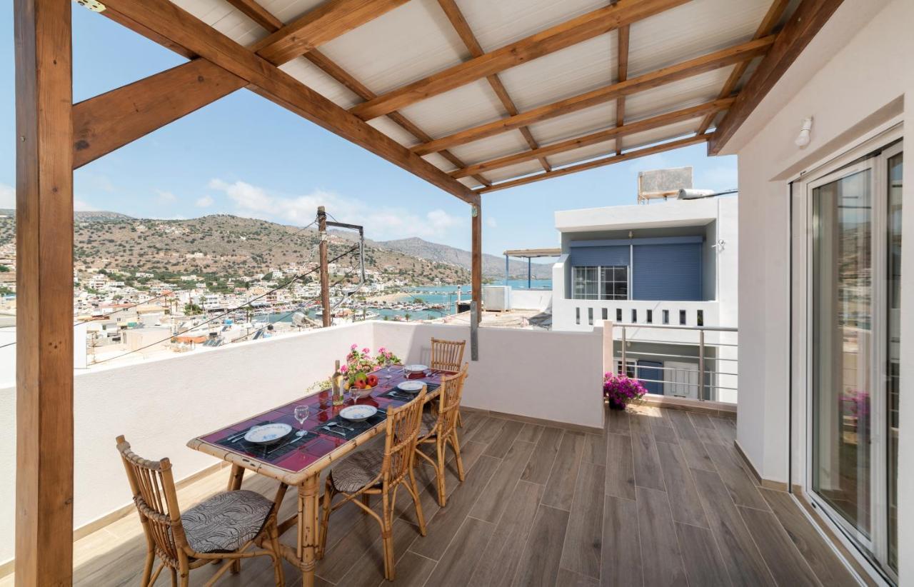E.Berdufi Apartament Sea View Elounda Eksteriør bilde